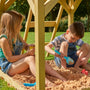 Treehouse Wooden Play Tower, with Wavy Slide & Firemans Pole - FSC<sup>&reg;</sup> certified