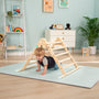 The Creators Play Pack: TP Active-Tots Pikler Style Wooden Climbing Triangle with Safety Play Mats, Owl & Fox Baby Walker and Owl & Fox Xylophone