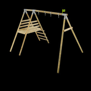 TP Knightswood Wooden Double & Deck Swing Frame - FSC<sup>&reg;</sup> certified