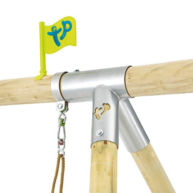 TP Knightswood Wooden Double & Deck Swing Frame with Extension - Builder - FSC<sup>&reg;</sup> certified
