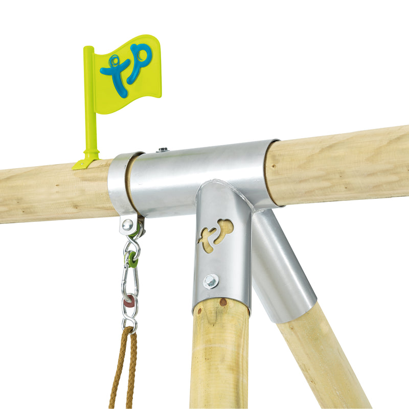 TP Knightswood Wooden Double & Deck Swing Frame with Extension - FSC<sup>&reg;</sup> certified
