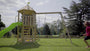 Castlewood play tower with double swing & Crazywavy slide video