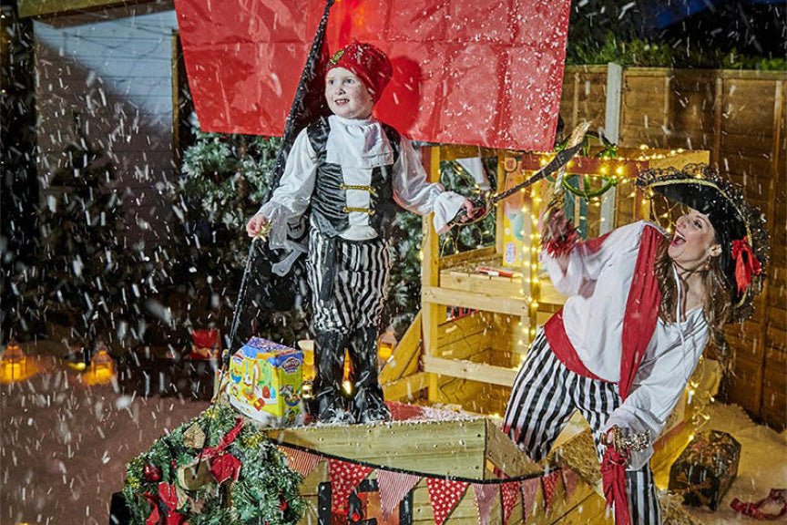 TP Pirate Playhouse gets Christmas Makeover
