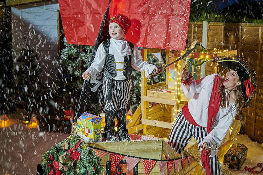 TP Pirate Playhouse gets Christmas Makeover 
