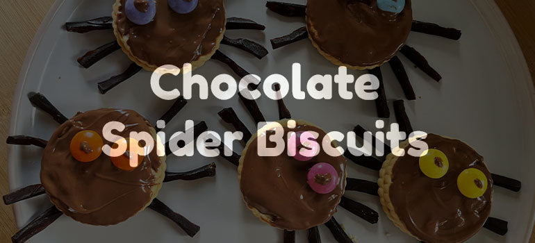 How to Make Chocolate Spider Biscuits!
