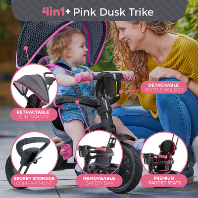 TP Trike 4 in 1+ Pink Dusk