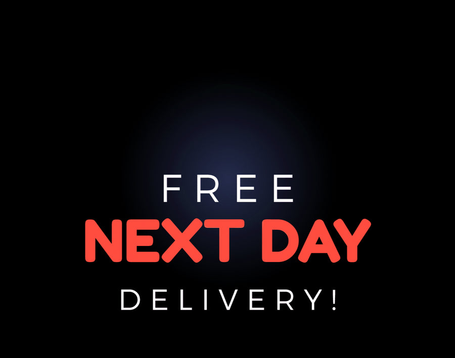 Free Next Day Delivery on all orders! Here