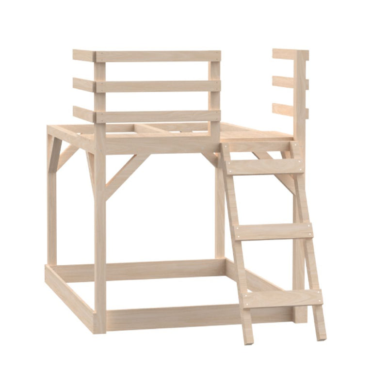 The TP Toys Wooden Deck for Buttercup Cottage Playhouse is made from FSC® certified wood and shown against a plain white background.