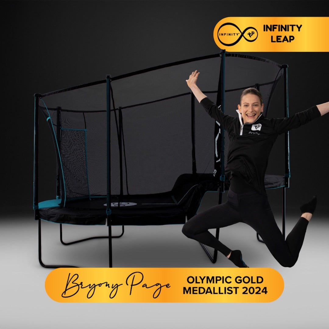 TP Infinity® Leap – 2 level Trampoline Bundle – TP Toys