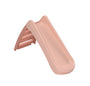 The TP Toys PalPlay Pink Blush Plastic 4ft Folding Slide features a smooth surface, three steps, and is ideal for indoor or outdoor use. Shown against a plain white background, this vibrant children's slide folds for easy storage.