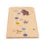 The Gruffalo Wooden Height Chart - FSC® certified by TP Toys features character designs, dual-side measurements, and a handle—an adorable keepsake growth chart for kids.