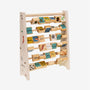 The Gruffalo Wooden Mini Abacus by TP Toys is an FSC® certified wooden educational toy featuring rotating blocks with letters, words, and pictures—perfect for teaching the alphabet, numbers, and colors while helping children develop fine motor skills and foundational knowledge, just like a classic abacus.