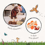 The Gruffalo Wooden Pull Along Character Set by TP Toys is shown, featuring charming FSC® certified wooden animal characters, including the Gruffalo and an owl. This delightful set encourages children to match illustrated animals to story phrases, making it perfect for imaginative play.
