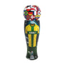 Introducing The Unspillable Bubbles – Football Edition by TP Toys: This playful bubble toy features a bottle with a soccer ball cap decorated with flags from around the world, plus a vibrant yellow and green jersey design labeled “GOAL!” on the body. Its innovative no-spill bubble tube ensures hours of mess-free football-themed fun.