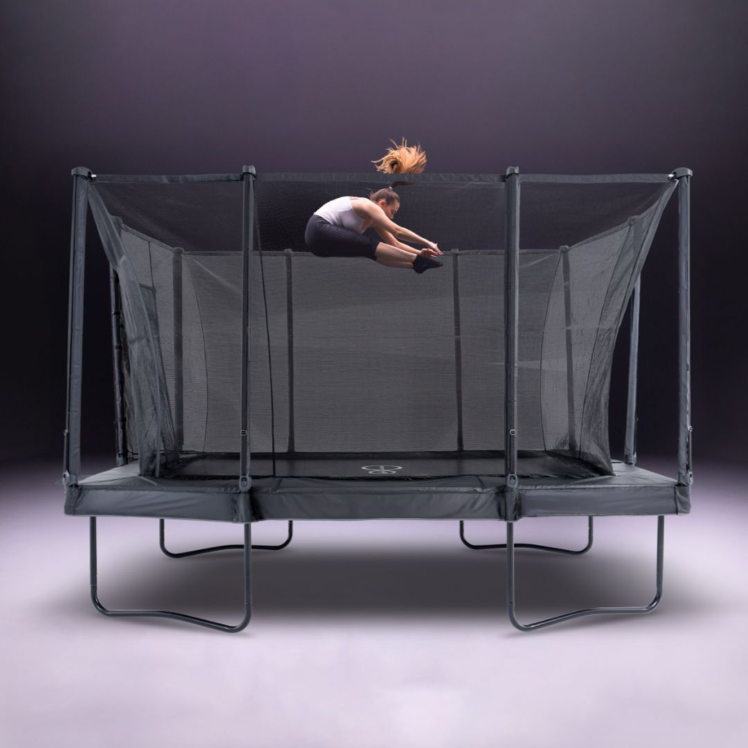 TP Infinity 8x12ft Rectangular Trampoline for Fun | TP Toys