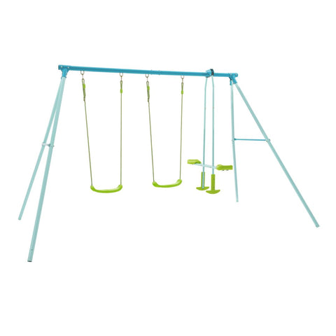 Triple Metal Swing Set Glider Swing Seat
