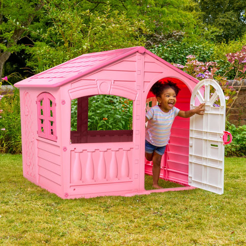 Plastic Cubby House Funtivity Playhouse Slide Plastic Childrens