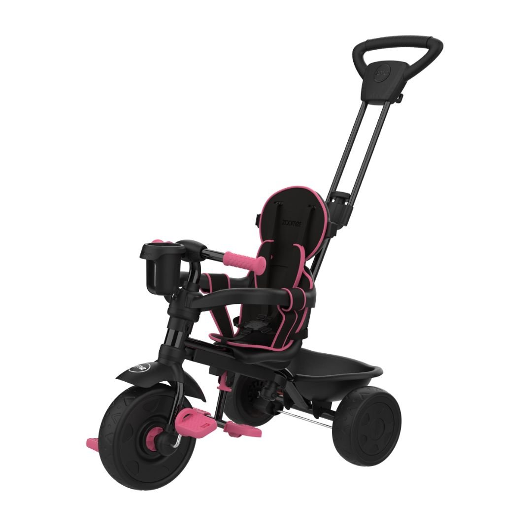 BABY THREE400% ブラック、ピンク Zoomee 4 in 1 Deluxe Trike - Pink Dusk – TP Toys