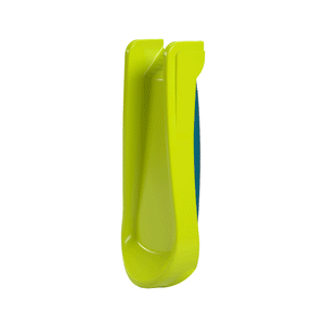 The TP Toys PalPlay Green & Blue Plastic Folding First Slide features a yellow-green holder with an open front and curved base, shown upright against a white background.