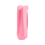 A PalPlay Pink & White Plastic Folding First Slide by TP Toys, featuring a curved vertical design like a miniature slide, is shown against a white background.