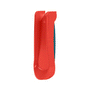 The TP Toys PalPlay Red & Blue Plastic Folding First Slide features a vertical, curved design with an open slot on one side, ideal for children and shown against a white background.