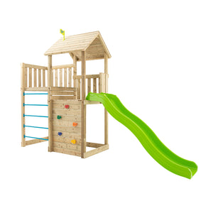 TP Skywood Wooden Play Tower with CrazyWavy Slide & Sky Deck - FSC<sup>&reg;</sup> certified