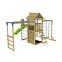 TP Skywood Wooden Play Tower with Super Wavy Slide, Sky Deck, Monkey Bars & Skyline with Rapide Swing Seat - FSC<sup>&reg;</sup> certified