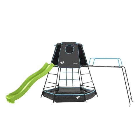 Explorer Metal Climbing Frame Set Ripple Slide Jungle Run Edition