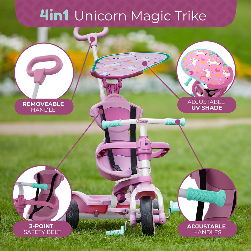 TP 4 in 1 Trike-Unicorn Dream