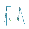 Double Metal Swing Frame - Builder