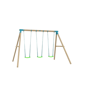 Kingswood Squarewood Triple Swing Frame - FSC<sup>&reg;</sup> certified - Builder