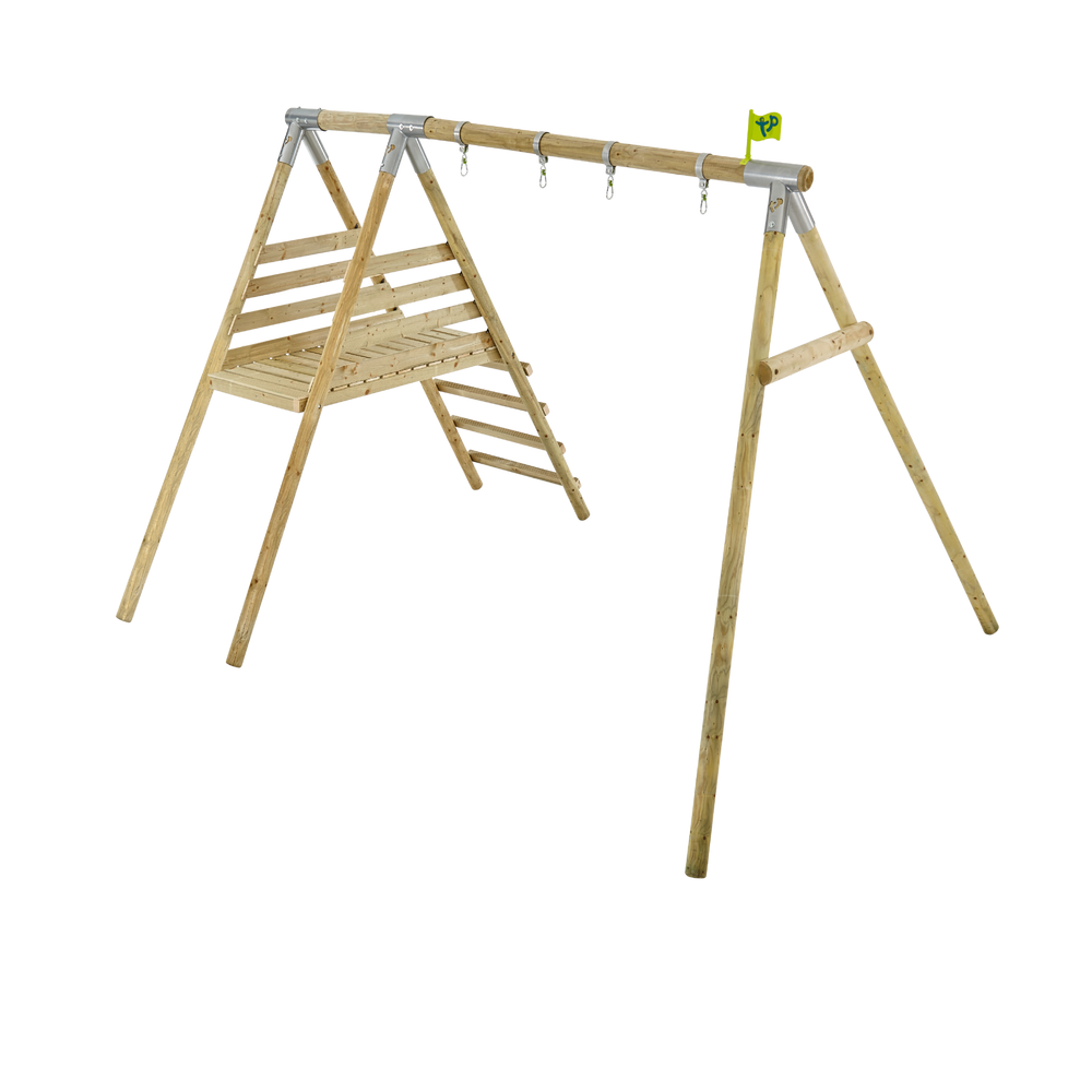 TP Knightswood Wooden Double & Deck Swing Frame - FSC<sup>&reg;</sup> certified