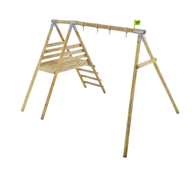 TP Knightswood Wooden Double & Deck Swing Frame - FSC<sup>&reg;</sup>