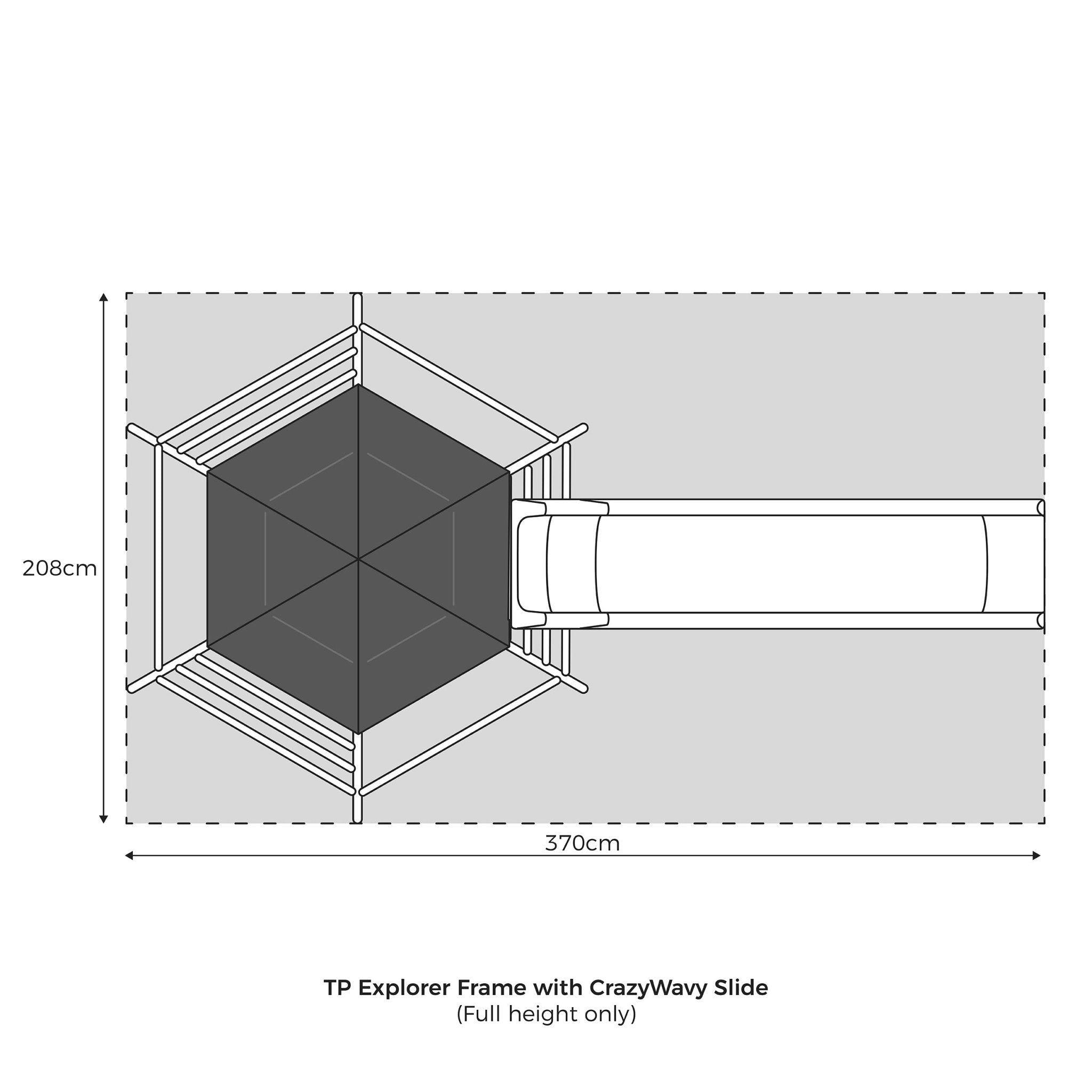 Explorer Frame with Ripple Slide | Black Edition | TP Toys