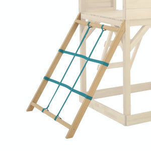 TP Treehouse Wooden Play Tower Cargo Net - FSC<sup>&reg;</sup> certified