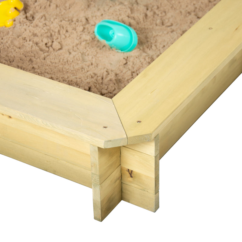 TP Wooden Sandpit with Sun Canopy - FSC<sup>&reg;</sup> certified