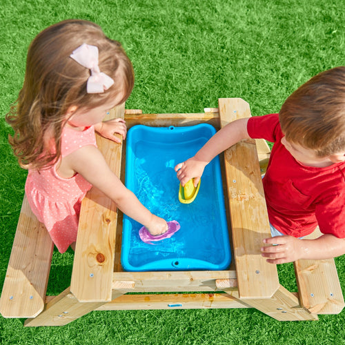 Wooden Sand Pit Water Sand Picnic Table Sand Water Picnic Table