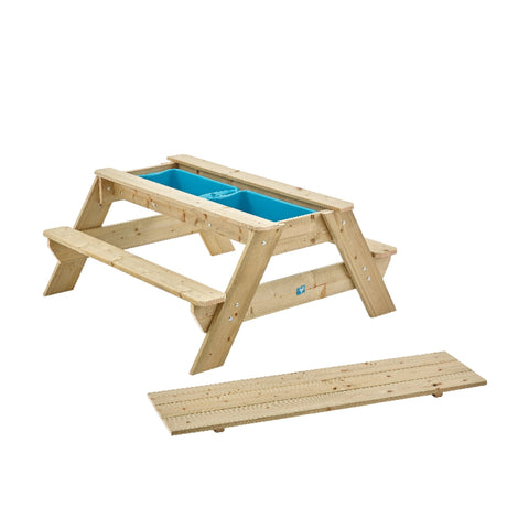 Deluxe Wooden Picnic Table Sandpit FSC® certified