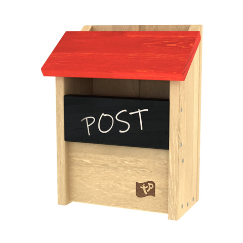 Wooden Post Box Cottage Playhouse Accessory FSC® certified