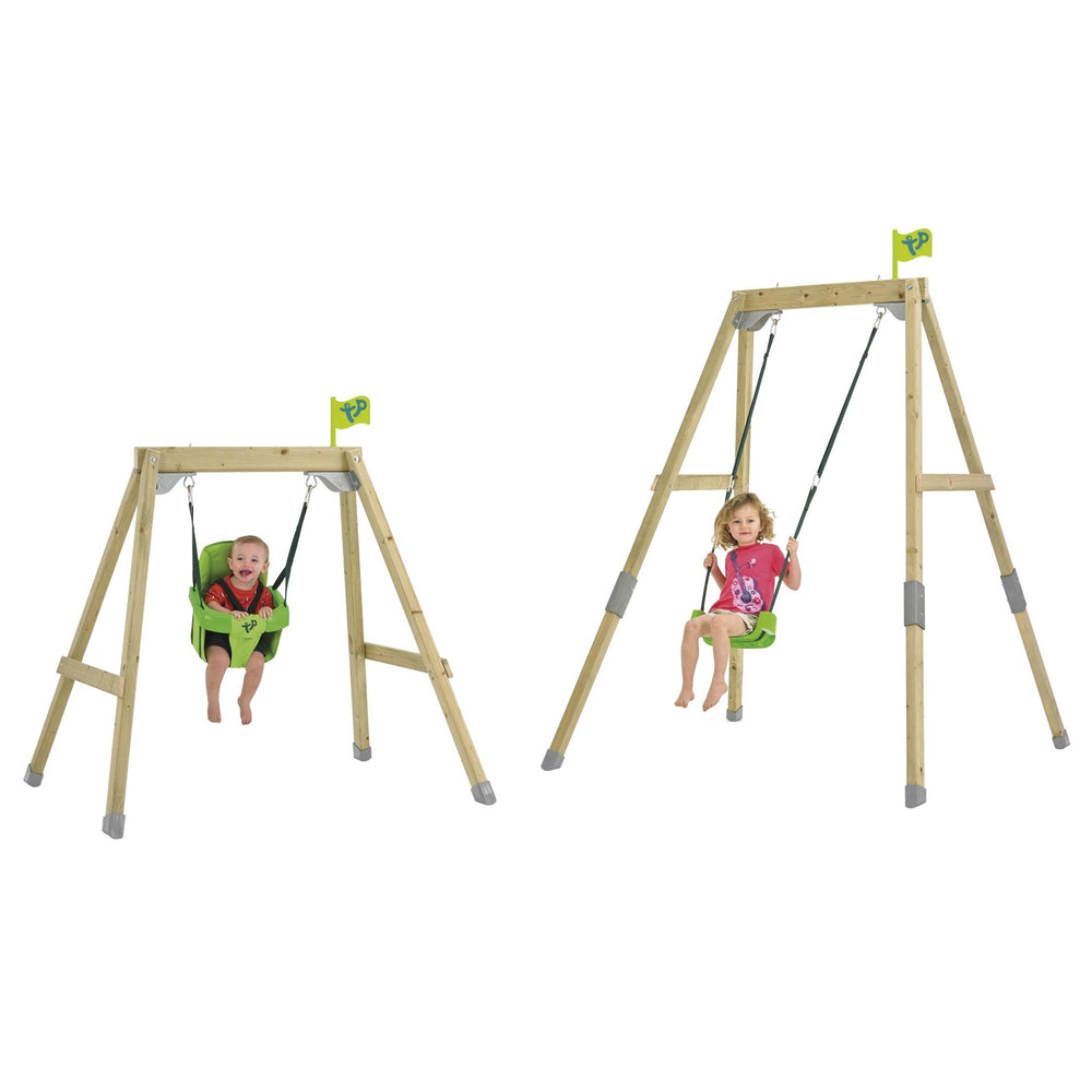 TP Forest Acorn Growable Wooden Swing Set Complete FSC® certified