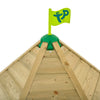 TP Castlewood Ludlow Wooden Climbing Frame with Single Swing Set & Slide - FSC<sup>&reg;</sup>