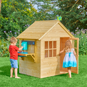 TP Hideaway Wooden Playhouse with Mud Kitchen - FSC<sup>&reg;</sup> certified