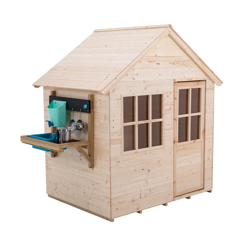 TP Hideaway Wooden Playhouse with Mud Kitchen - FSC<sup>&reg;</sup>