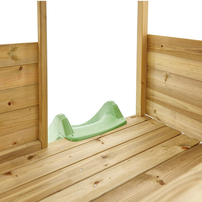TP Treetops Wooden Tower Playhouse with Toy Box and Slide - FSC® certified image 5
