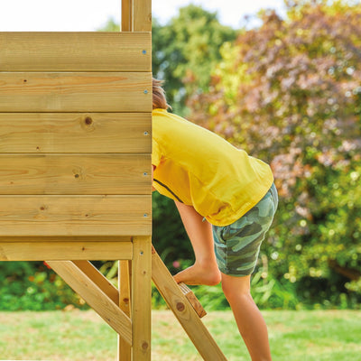 TP Treetops Wooden Tower Playhouse with Toy Box and Slide - FSC® certified image 13