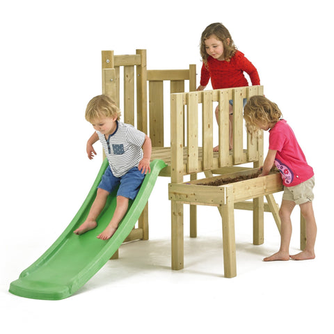 Forest Wooden Climbing Frame &amp Slide FSC® certified