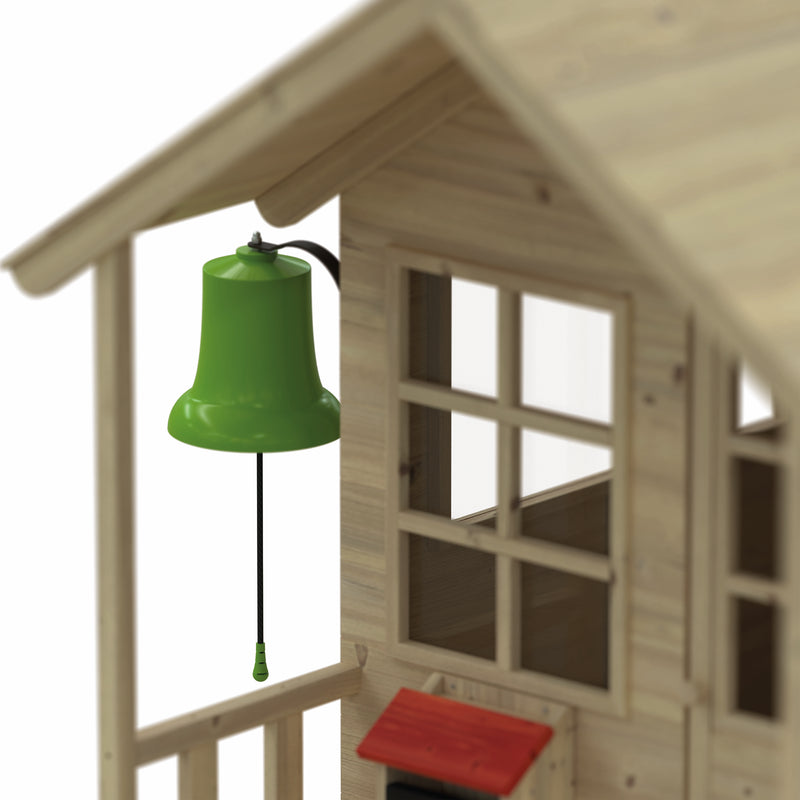 Lavender Cottage Playhouse with Bell, Postbox & Picket Fence - FSC<sup>&reg;</sup> certified