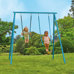 Build Your Own Double Metal Swing Frame