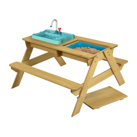 Splash &amp Play Wooden Picnic Table