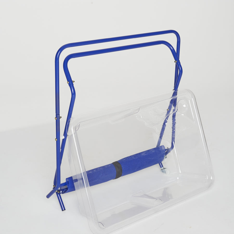 Clear Rockface Sand and Water Tray with Stand